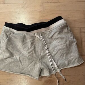 Kate spade Saturday Gray and Black Athletic Shorts with Drawstring Waist